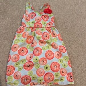 🍒🍒 3/7 BUNDLE Penelope Mack Pink and Orange Girls Sundress